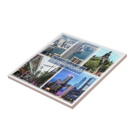 HK011 HONGKONG, Souvenir, Fliese (Seite)