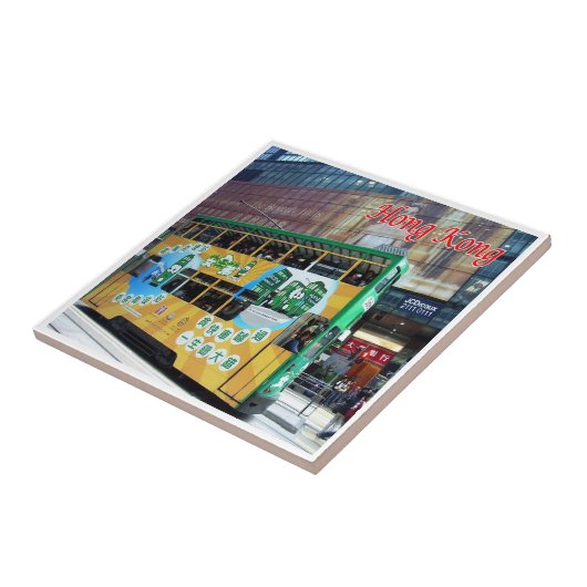 HK019 TRAMWAY HONGKONGAIS Hong Kong, Fliese (Seite)