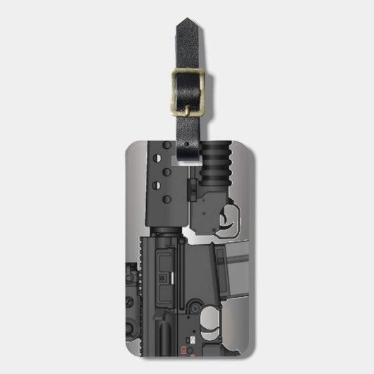 HK417 mit M203 Gepäckanhänger (Vorderseite vertikal)