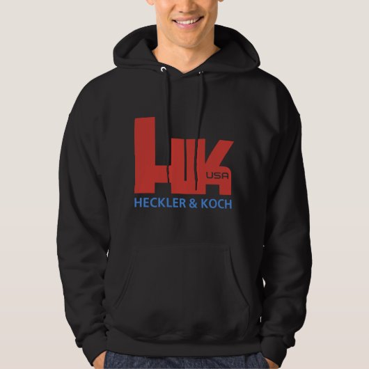 HK Heckler- und Koch-Logo Hoodie (Vorderseite)