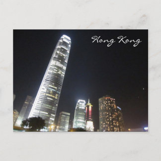 hk night ifc postkarte
