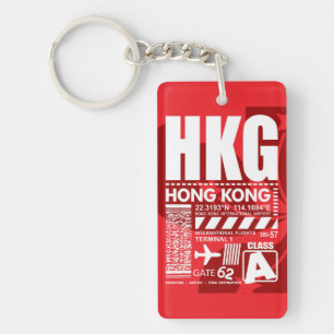HKG Flughafen Hongkong Schlüsselanhänger