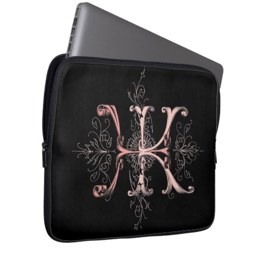 HKH Monogramm Laptopschutzhülle (Vorne Rechts)