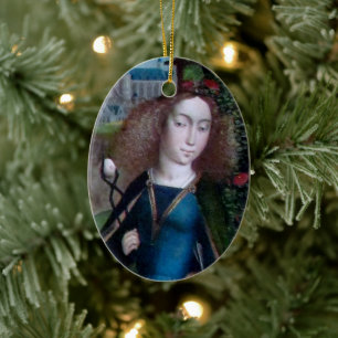 Hl. Agatha von Sizilien (Detail; M 070) Keramik Ornament