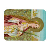 Hl. Agnes von Rom (BC 01) Magnet (Horizontal)