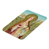 Hl. Agnes von Rom (BC 01) Magnet (Linke Seite)