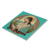 Hl. Agnes von Rom (BK 006) Fliese (Seite)