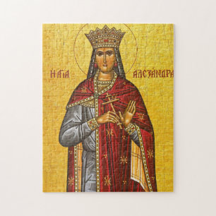 Hl. Alexandra die Kaiserin orthodoxe christliche I Puzzle