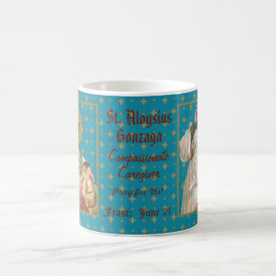 Hl. Aloisius Gonzaga & Pestopfer (M 006) Kaffeetasse