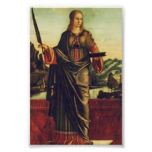 Hl. Anastasia von Rom Premium Kunst Fotodruck