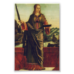 Hl. Anastasia von Rom Premium Kunst Fotodruck