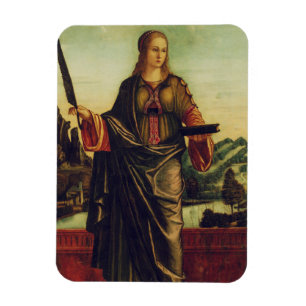 Hl. Anastasia von Rom Premium Kunst Magnet