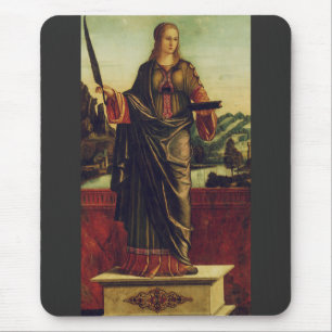 Hl. Anastasia von Rom Premium Kunst Mousepad