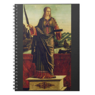 Hl. Anastasia von Rom Premium Kunst Notizblock