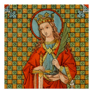 Hl. Barbara von Nikomedien (JP 01) 20"x20" Poster