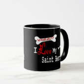 Hl. Bernard (I Liebe) Tasse (VorderseiteRechts)