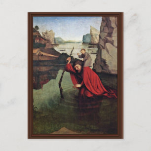 Hl. Christoph von Witz Konrad (Beste Qualität) Postkarte