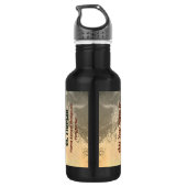 Hl. Florian mit Eimer (Rauch; M 019) Edelstahlflasche (Rückseite)