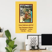 Hl. Florian mit Eimer (Rauch; M 019) Poster (Heimbüro)