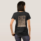 Hl. Franz von Assisi OFS T-Shirt (Schwarz voll)