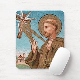 Hl. Franz von Assisi, Pater Seraphicus (SAU 040) Mousepad