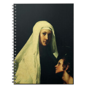 Hl. Franziska von Rom Schutzengel Fine Art Notizblock