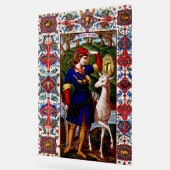 Hl. Hubert von Liege am Hof Acrylschild (Winkel)