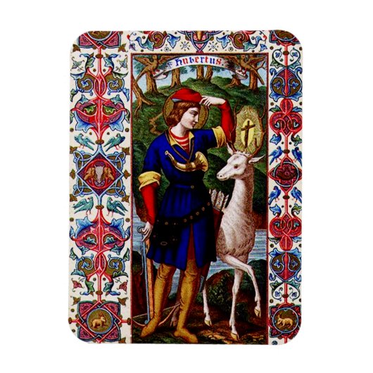 Hl. Hubert von Liege am Hof Magnet (Vertikal)