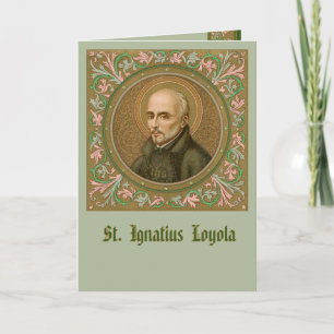 Hl. Ignatius von Loyola (BK 050) Leere Grußkarte/N Karte