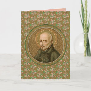 Hl. Ignatius von Loyola (BK 050) Leere Grußkarte/N Karte