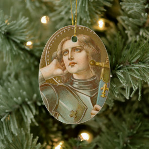 Hl. Johanna von Orléans (JM 28) Keramik Ornament