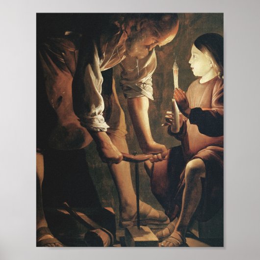 Hl. Josef der Zimmermann Poster (Vorne)