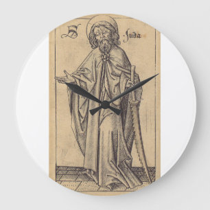 hl. Judas Thaddäus, der Apostel und Bruder Jesu Große Wanduhr