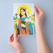 Hl. Katharina von Siena  Flyer (Handgriff)