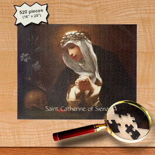 Hl. Katharina von Siena (Franceschini) Horizontal Puzzle