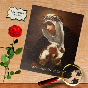 Hl. Katharina von Siena (Franceschini) Vertikal Puzzle