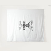 Hl. Kuh Onkel des Geburt Boy Highland Cow 1 Wandteppich (Vorderseite (Horizontal))