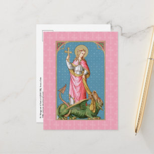 Hl. Margareta von Antiochia (SAU 038) Postkarte
