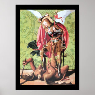 HL. MICHAEL, DRACHE UND GERECHTIGKEIT POSTER