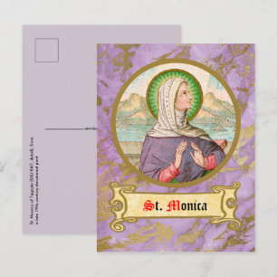 Hl. Monica von Tagaste (SAU 047; Detail) Postkarte