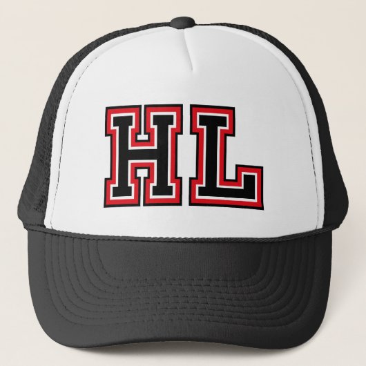 'HL'-Monogramm Truckerkappe (Vorderseite)
