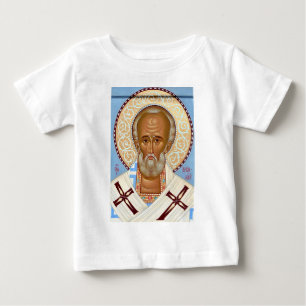 Hl. Nikolaus von Myra Premium Orthodoxe Kunst Baby T-shirt