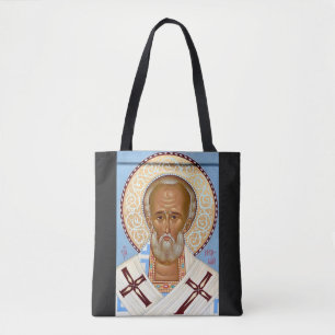 Hl. Nikolaus von Myra Premium-Orthodoxe Kunst Tasche