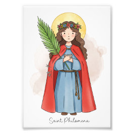 Hl. Philomena, katholischer Fotodruck