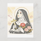 Hl. Rita von Cascia Postkarte (Vorderseite)