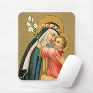 Hl. Rosa von Lima und das Jesuskind (M 023) Mousepad