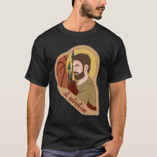 Hl. Sebastian Bogenschießen Bogenschütze Katholisc T-Shirt