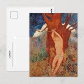 Hl. Sebastian von Odilon Redon Postkarte (Vorne/Hinten)