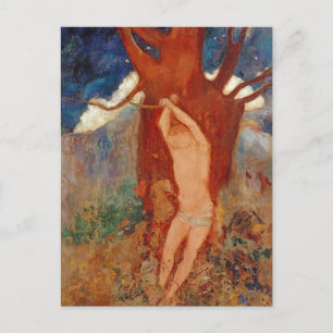 Hl. Sebastian von Odilon Redon Postkarte