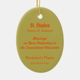 Hl. Stephan der Erstmärtyrer (PM 08) Keramikornament